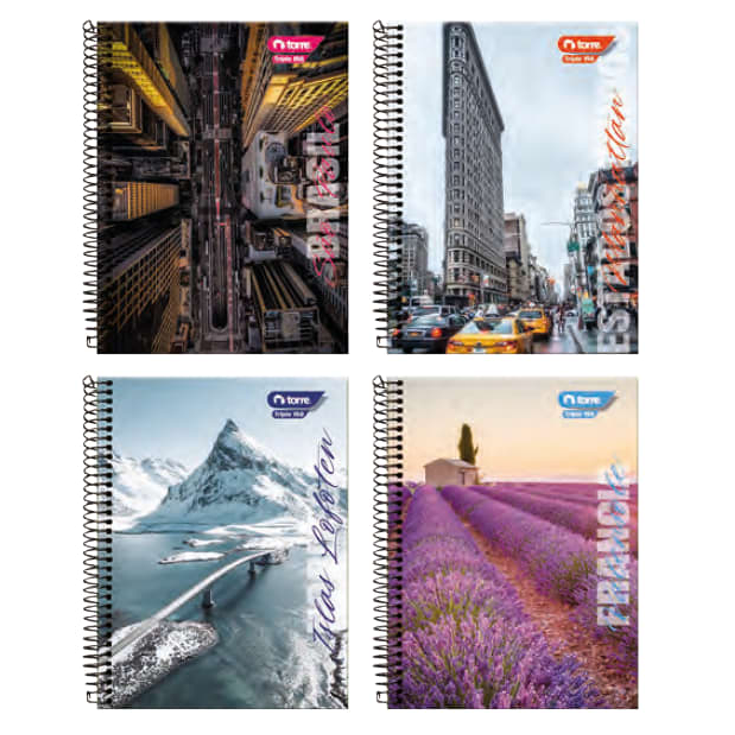 Torre - Cuaderno Triple - Paisaje 150 Hjs 1