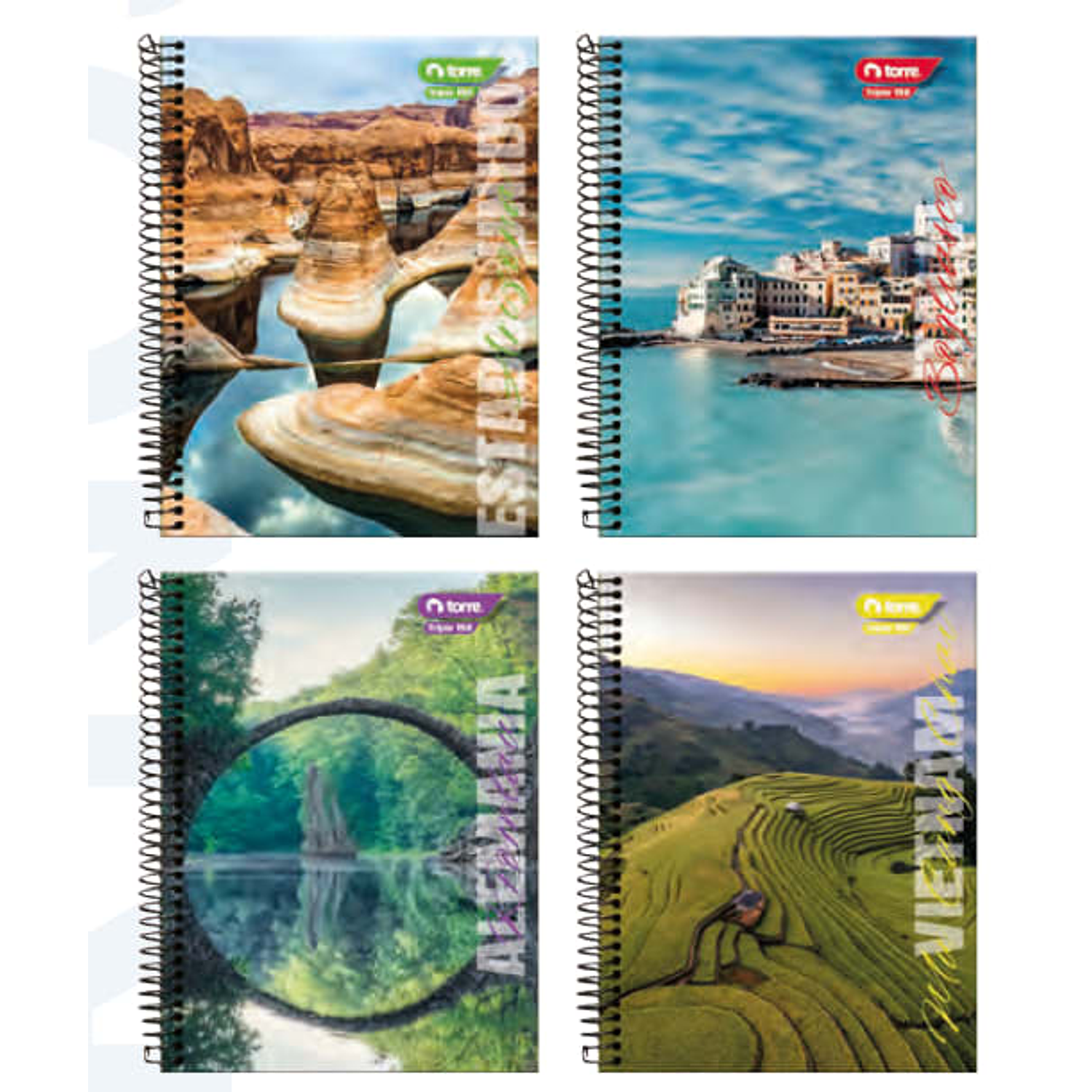 Torre - Cuaderno Triple - Paisaje 150 Hjs 2