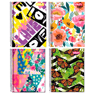 Colon - Cuaderno Triple - Femenino - 150 Hjs
