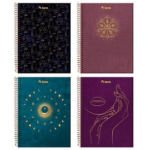 Torre - Cuaderno Triple - Velvet - 120 Hjs