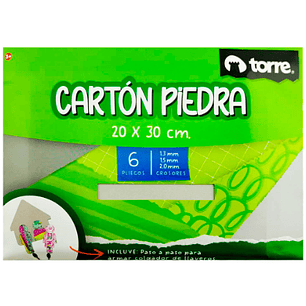 BOLSON DE CARTON PIEDRA 20X30 MM 6 PLIEGOS - TORRE