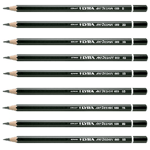 Lapiz grafito técnico -Art design 669 - LYRA