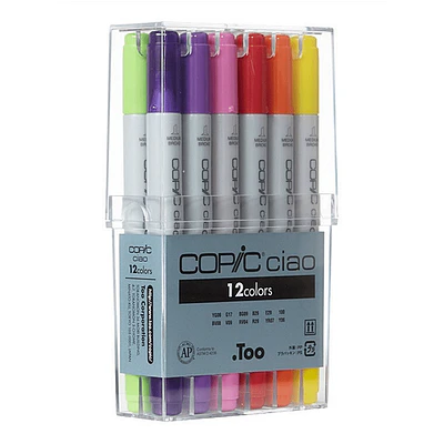 Copic Ciao - 12 Marcadores