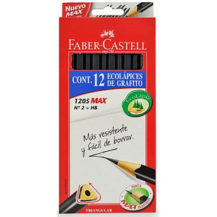 Faber Castell - Lapices Grafito Triangular - 12 Un