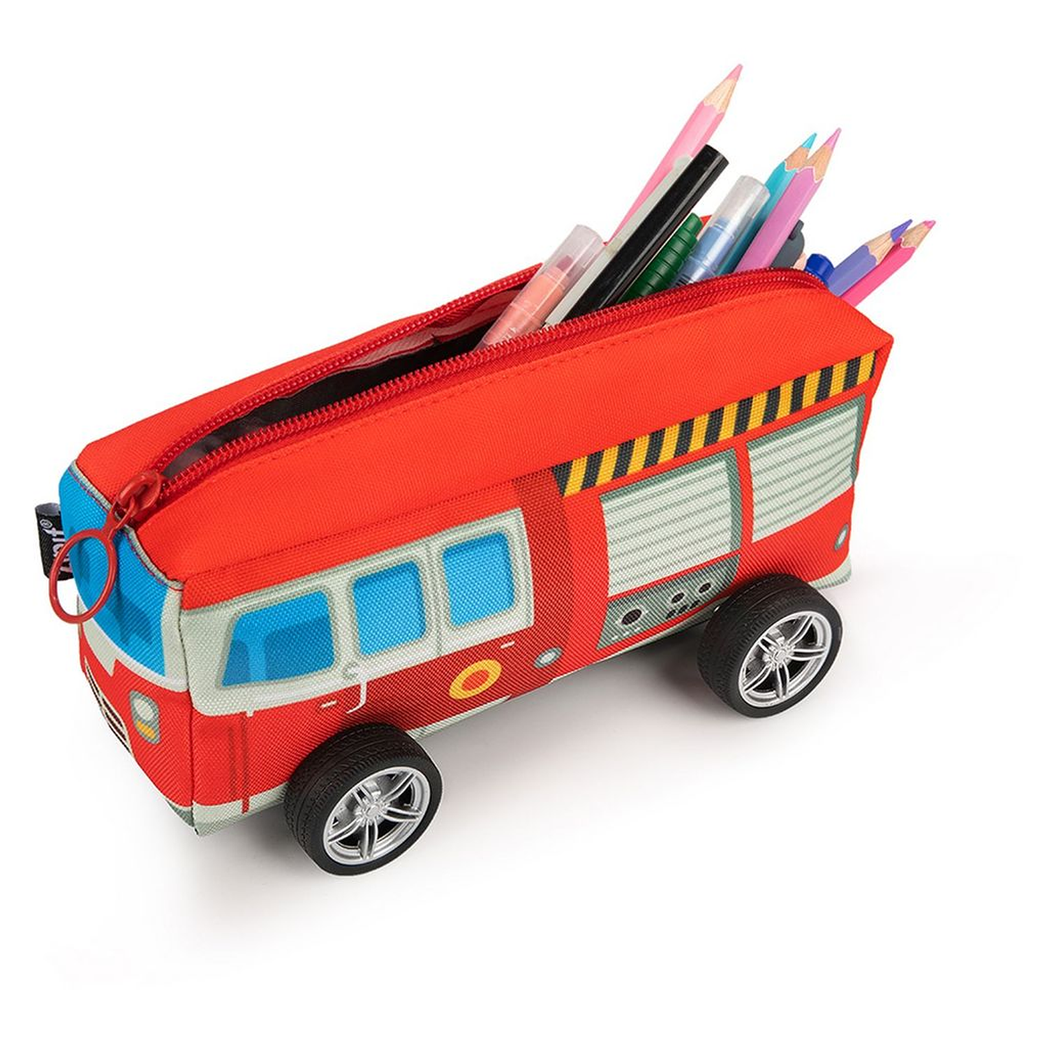 Faber Castell - Estuche Carro de Bomberos Rojo 3