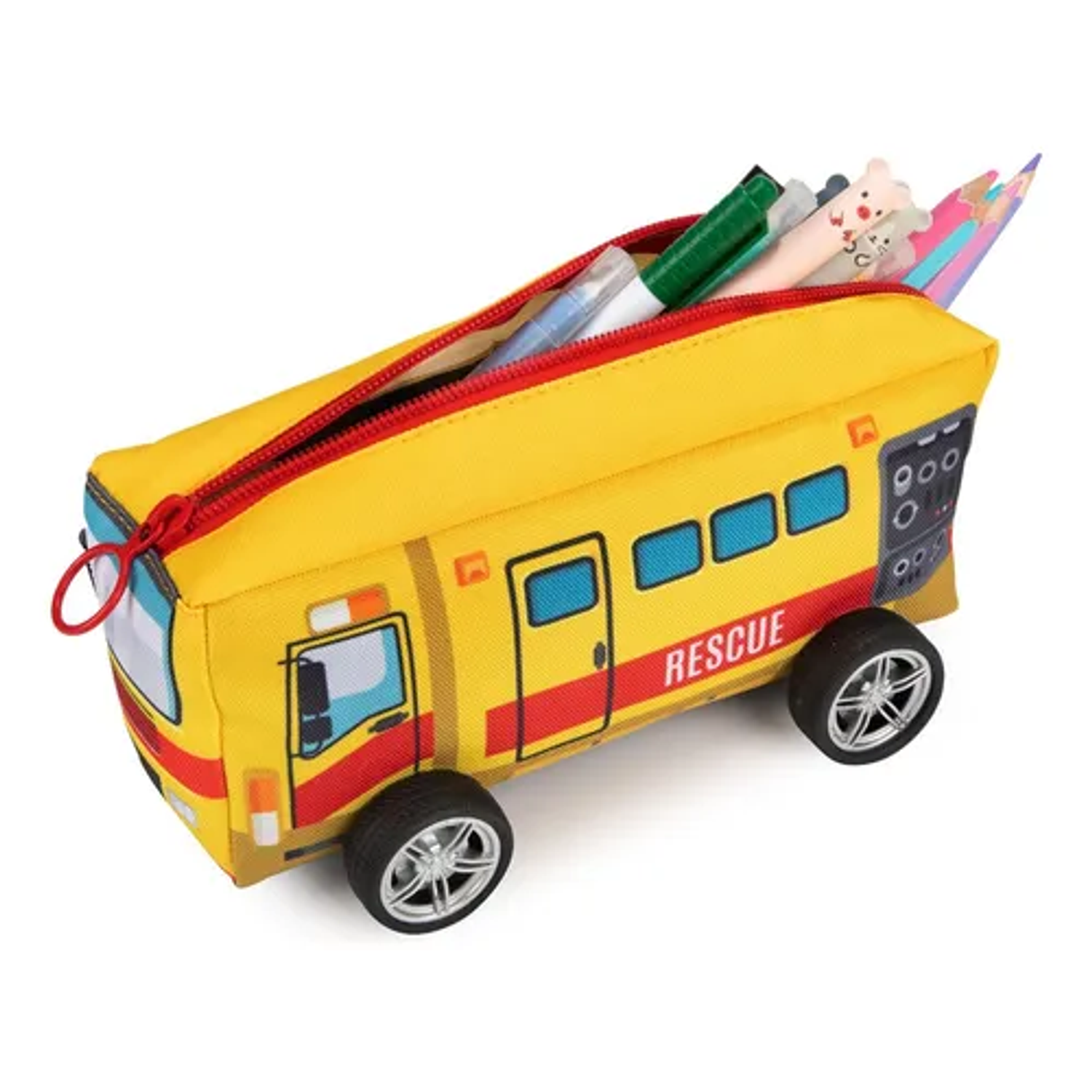 Faber Castell - Estuche Camion de Rescate Amarillo 3