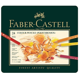 Faber Castell - Lapices de colores Polychromos - 24 Colores