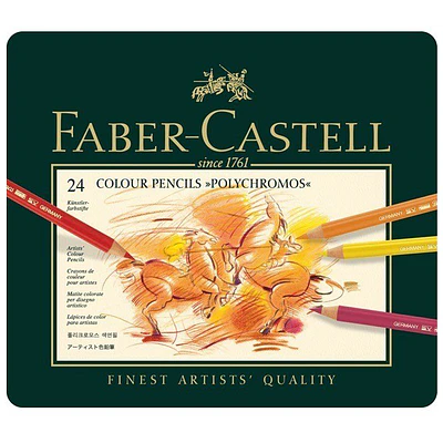 Faber Castell - Lapices de colores Polychromos - 24 Colores