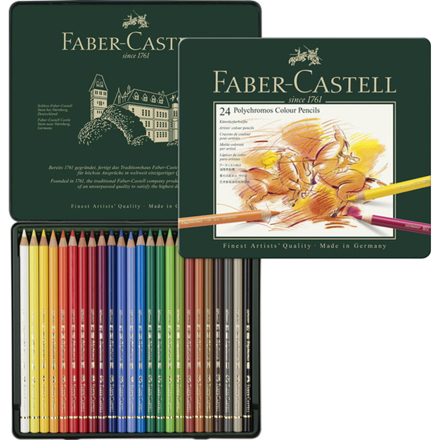 Faber Castell - Lapices de colores Polychromos - 24 Colores 2