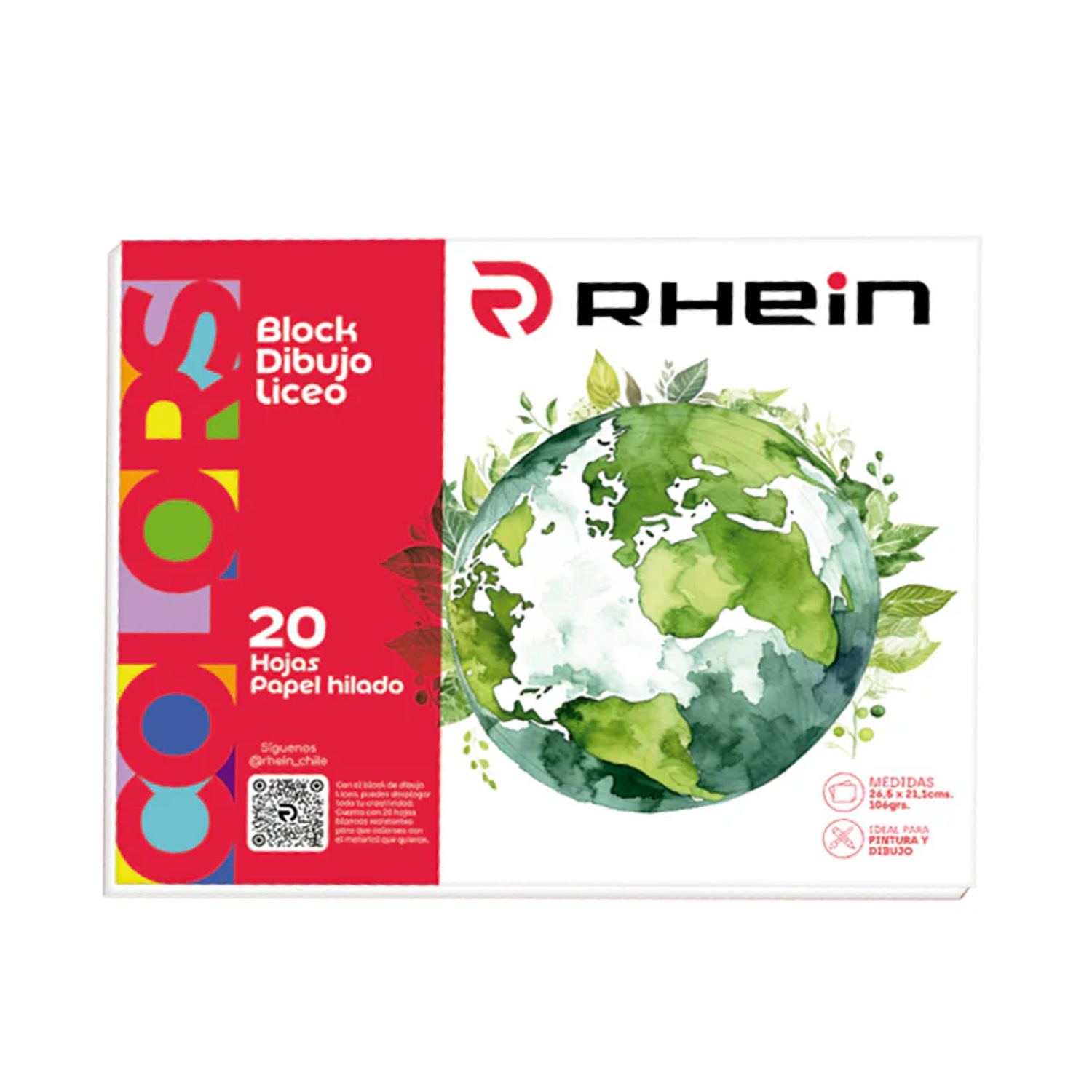 Rhein - Block de Dibujo Liceo 60 20 Hojas