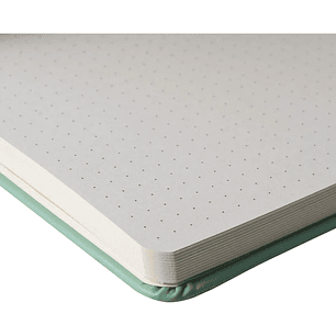 Sakura - Libreta Hoja Crema con Puntos 13x21cm 