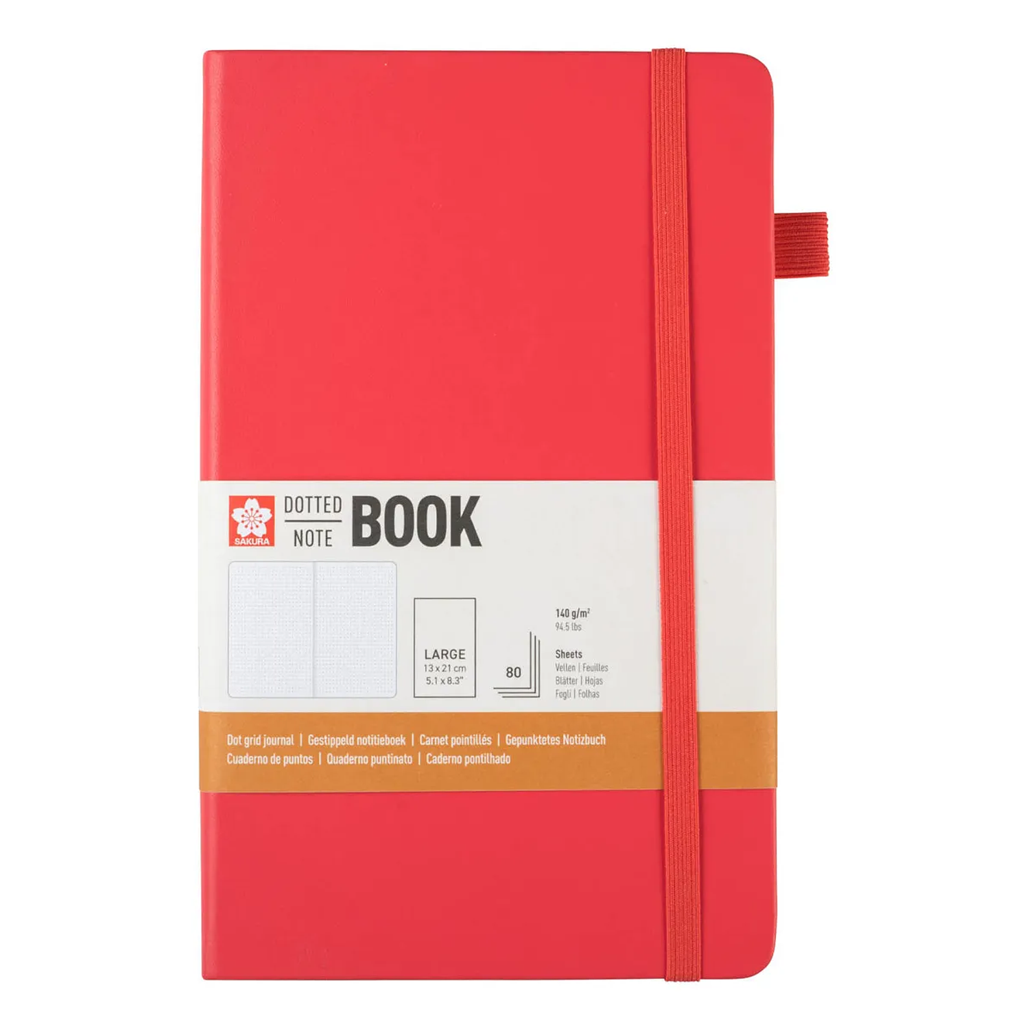 Sakura - Libreta Hoja Crema con Puntos 13x21cm  3