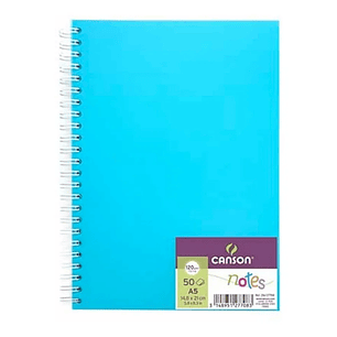 Canson – Cuaderno Notes A5 50 Hojas 120g (14,8 x 21 cm).