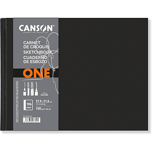 Canson – Libreta Art Book One Encolado Lado Corto 196 Páginas 100g 