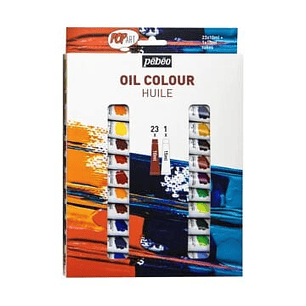 Pebeo – Set Pintura Óleo 23x10 ml + 15 ml Blanco