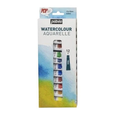 Pebeo – Set Acuarela 12x10 ml Colores Vibrantes