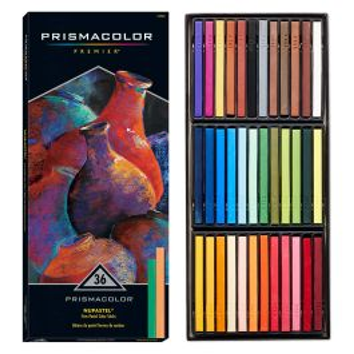 Prismacolor – Set NuPastel 36 Barras Pastel Seco Profesional