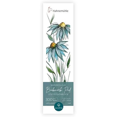 Hahnemühle – Papel acuarela Marcapáginas 300g 5,5 x 20 cm 15 Hojas