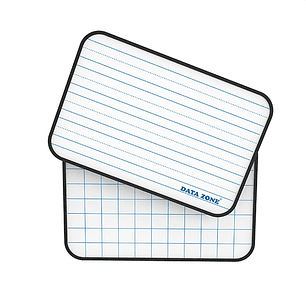 Data zone - Pizarra Caligráfica y Cuadriculada 20x30 cm Reutilizable