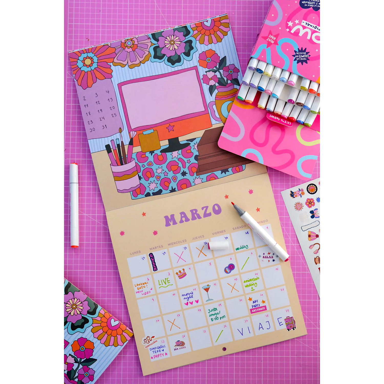 Tere Gott – Coloring Calendar Creativo para Colorear 2