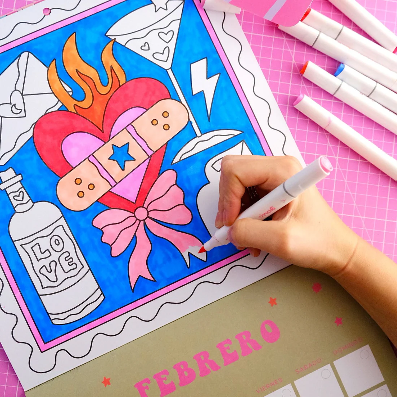 Tere Gott – Coloring Calendar Creativo para Colorear 3