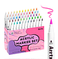Arrtx – Marcadores Acrílicos 60 Colores Punta Pincel Profesional - Miniatura 1