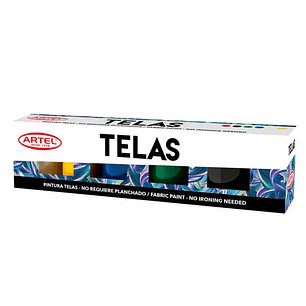 Artel – Pintura para Tela 6 Colores Básicos 15ml
