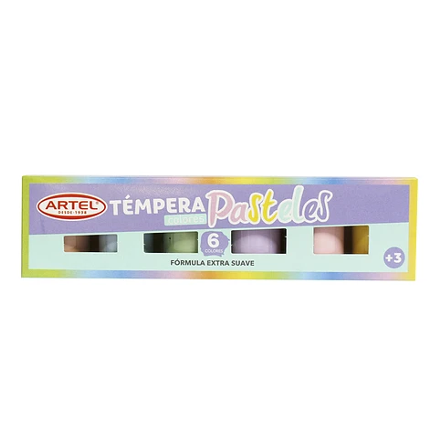 Artel – Témpera 6 Colores Pastel 