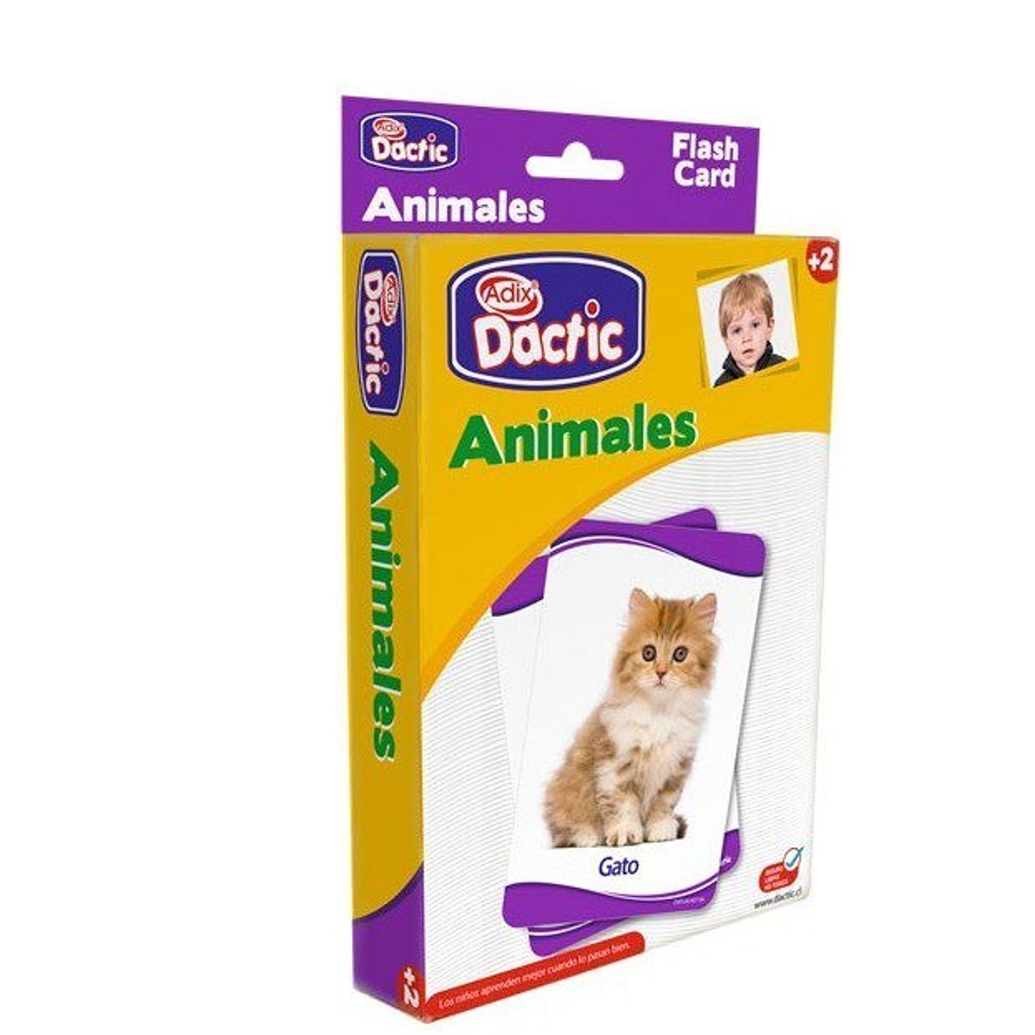 Dactic – Láminas Animales 56 Piezas Español e Inglés