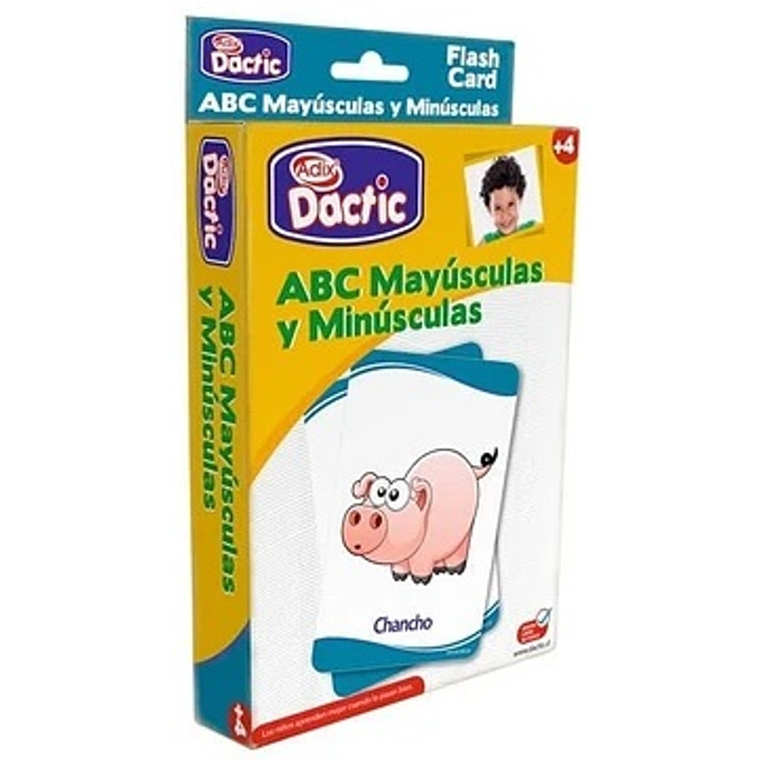 Dactic – Láminas ABC Mayúsculas y Minúsculas 60 Piezas Educativas