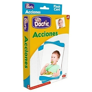 Dactic – Láminas Acciones 56 Piezas Didácticas Español e Inglés