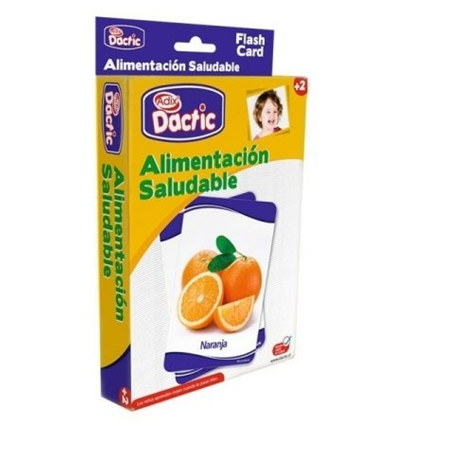 Dactic – Láminas Alimentación Saludable 56 Piezas Español e Inglés