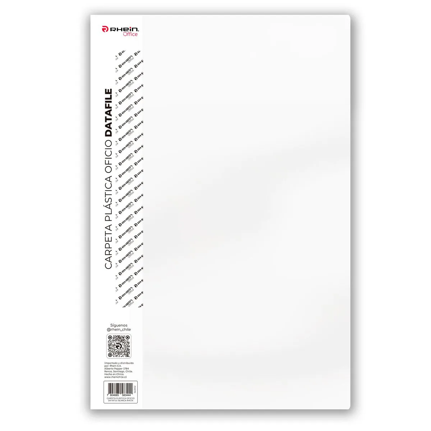 Rhein – Carpeta Plástica con Acoclip Metalico  Oficio  8