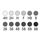 Daler Rowney – Set 12 Lápices de Grafito Sketching 4H a 8B - Miniatura 3