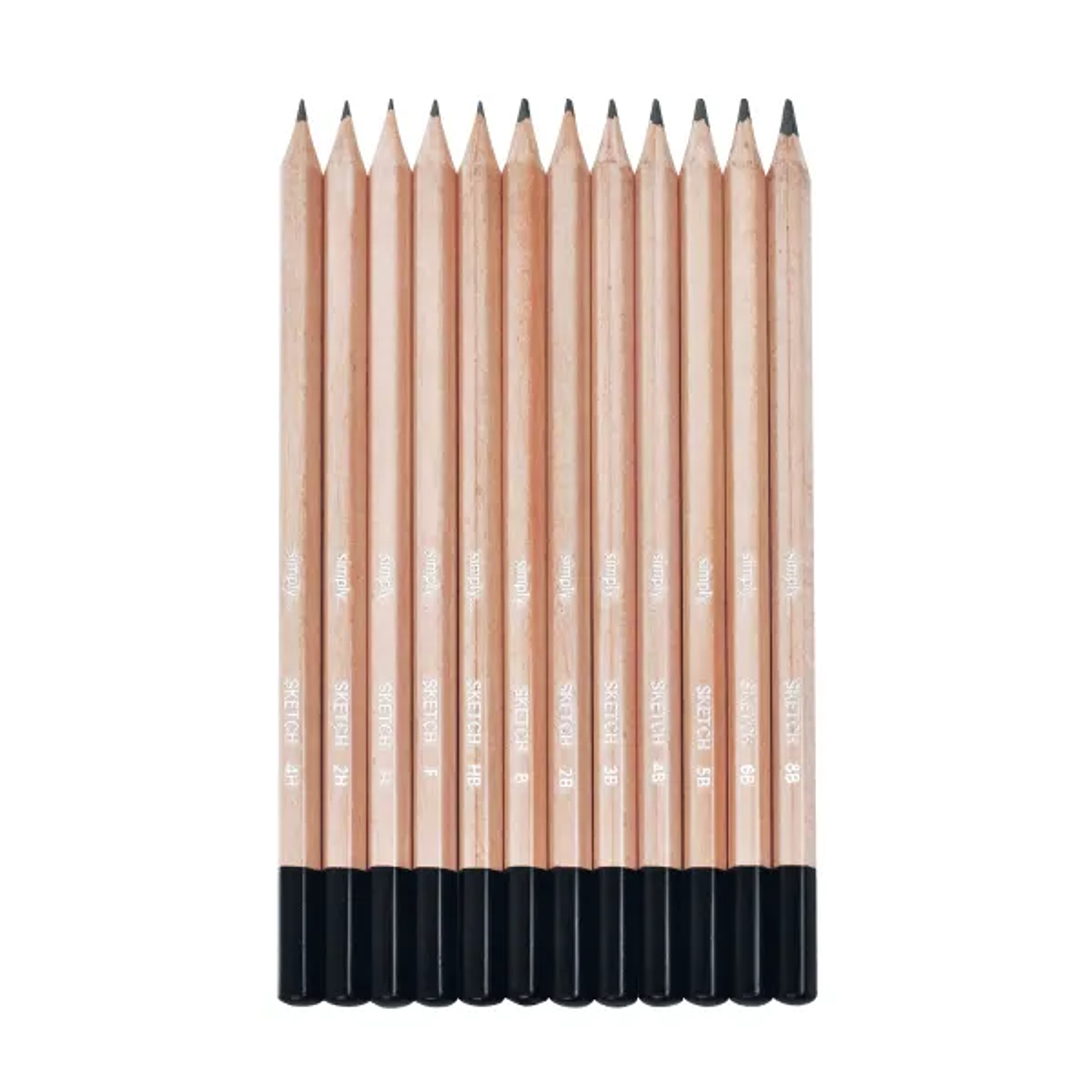 Daler Rowney – Set 12 Lápices de Grafito Sketching 4H a 8B 2