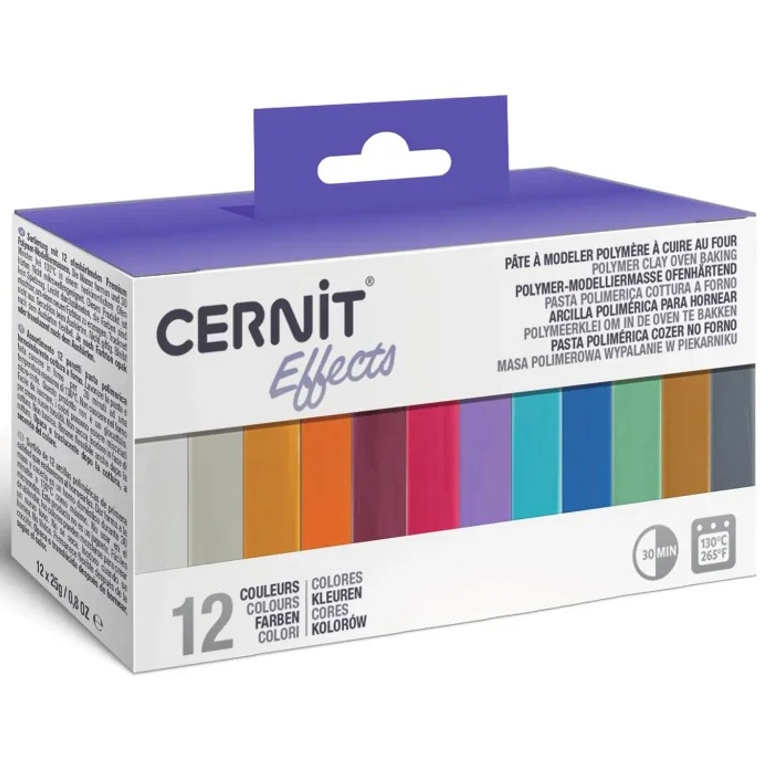 Cernit - Set 12 Arcillas Poliméricas 25g - Efectos Especiales 1