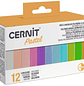 Cernit - Set 12 Arcillas Poliméricas 25g - Pasteles - Miniatura 1