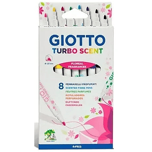 Giotto – Set 8 Marcadores Perfumados Colores Vibrantes