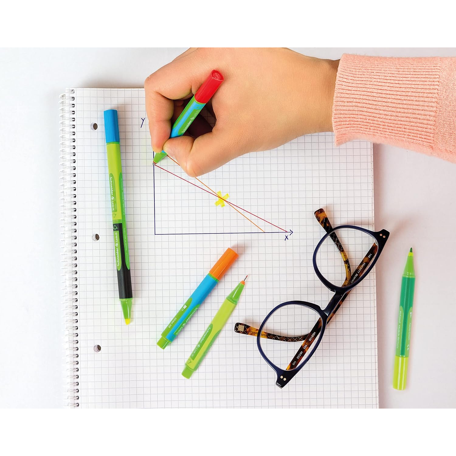 Schneider - Mini Lapices Pasta Combinables - Link-It Slider - 8 Colores  4