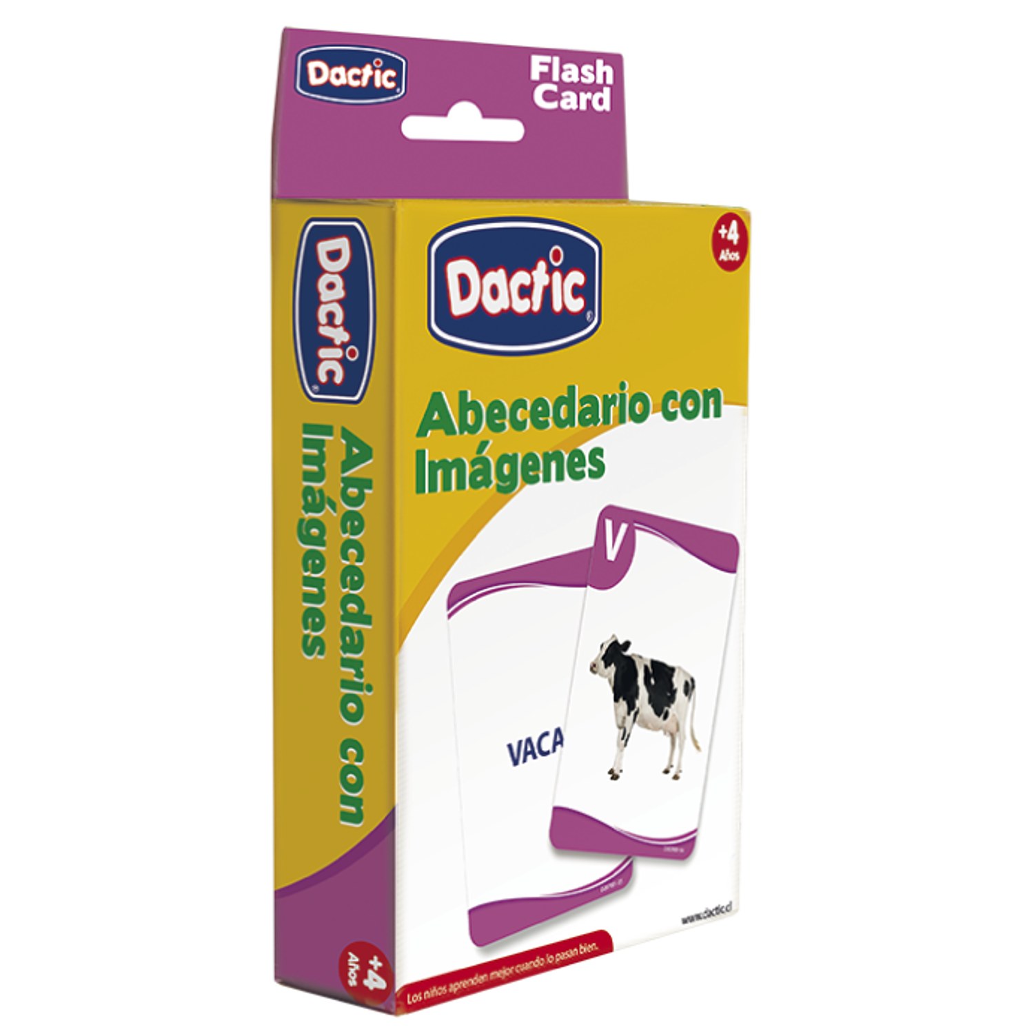 Dactic – Láminas Abecedario con Imágenes 60 Piezas Educativas 1