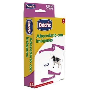 Dactic – Láminas Abecedario con Imágenes 60 Piezas Educativas