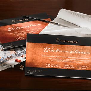 Hahnemühle – Collection Aquarelle Block 24x32 cm 300g 100% Algodón 10 Hojas