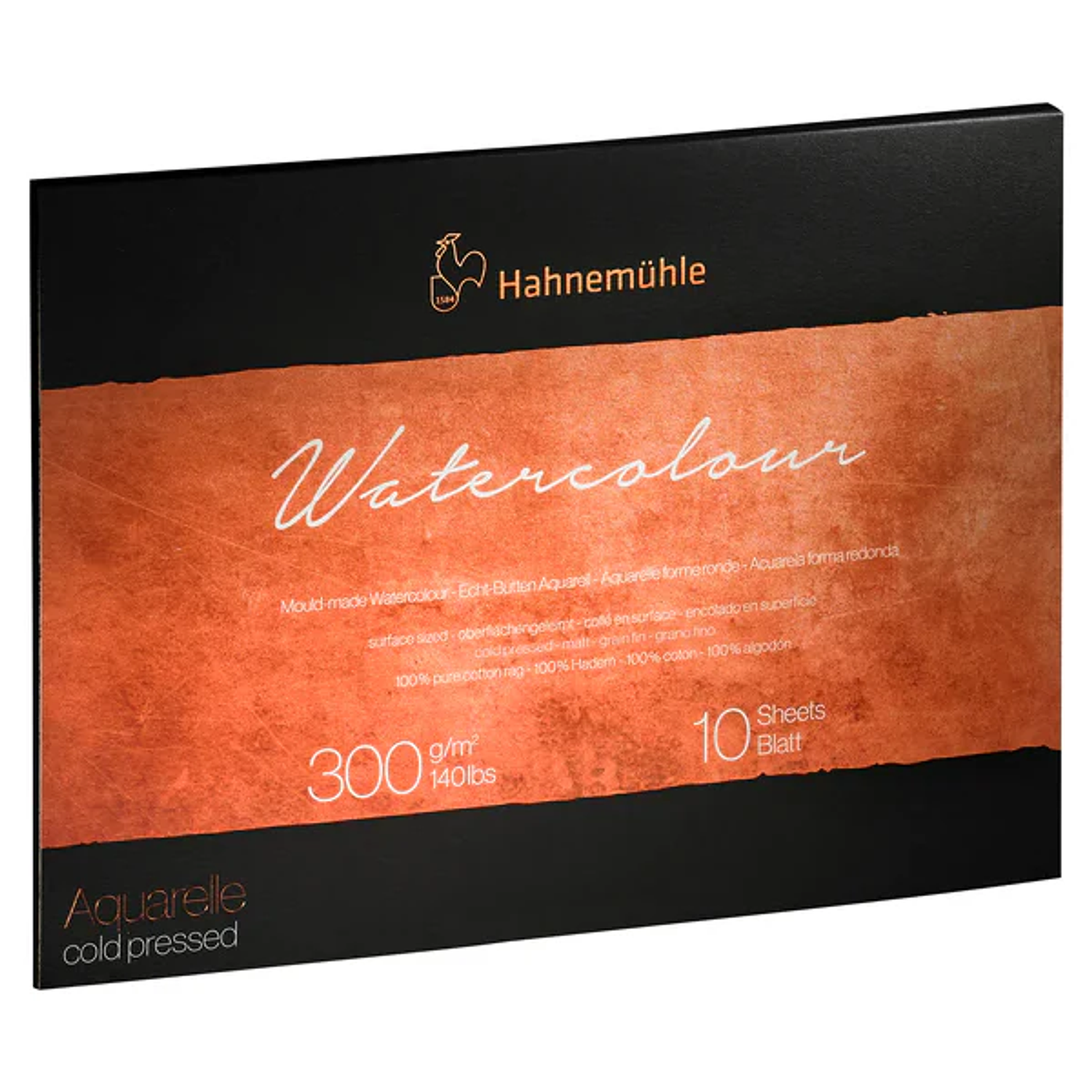 Hahnemühle – Collection Aquarelle Block 24x32 cm 300g 100% Algodón 10 Hojas 1