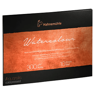 Hahnemühle – Collection Aquarelle Block 24x32 cm 300g 100% Algodón 10 Hojas