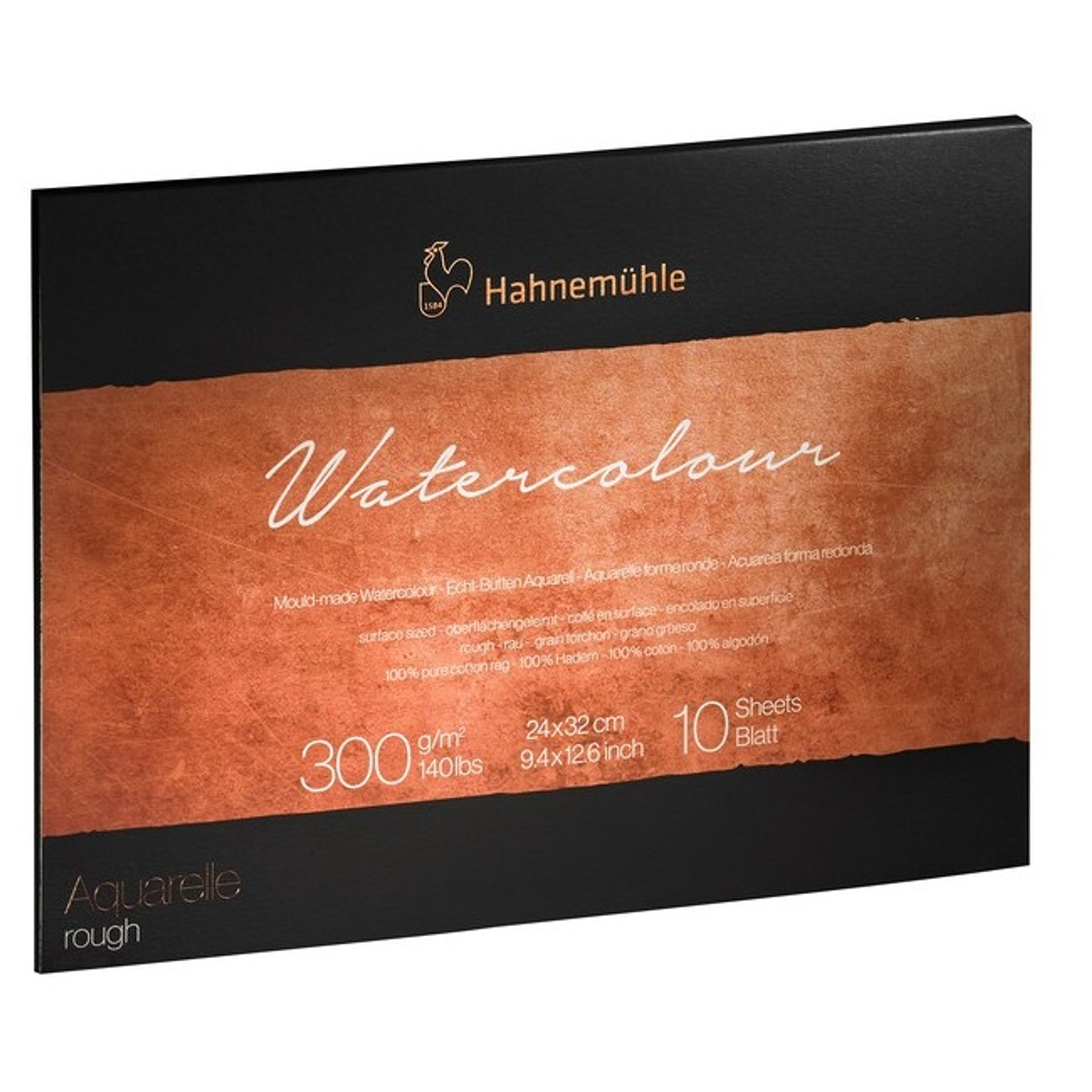 Hahnemühle – Collection Watercolor Rough Block 24x32 cm 300g 10 Hojas 1
