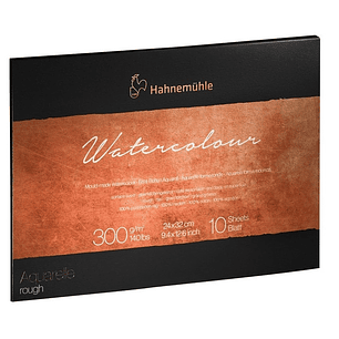 Hahnemühle – Collection Watercolor Rough Block 24x32 cm 300g 10 Hojas
