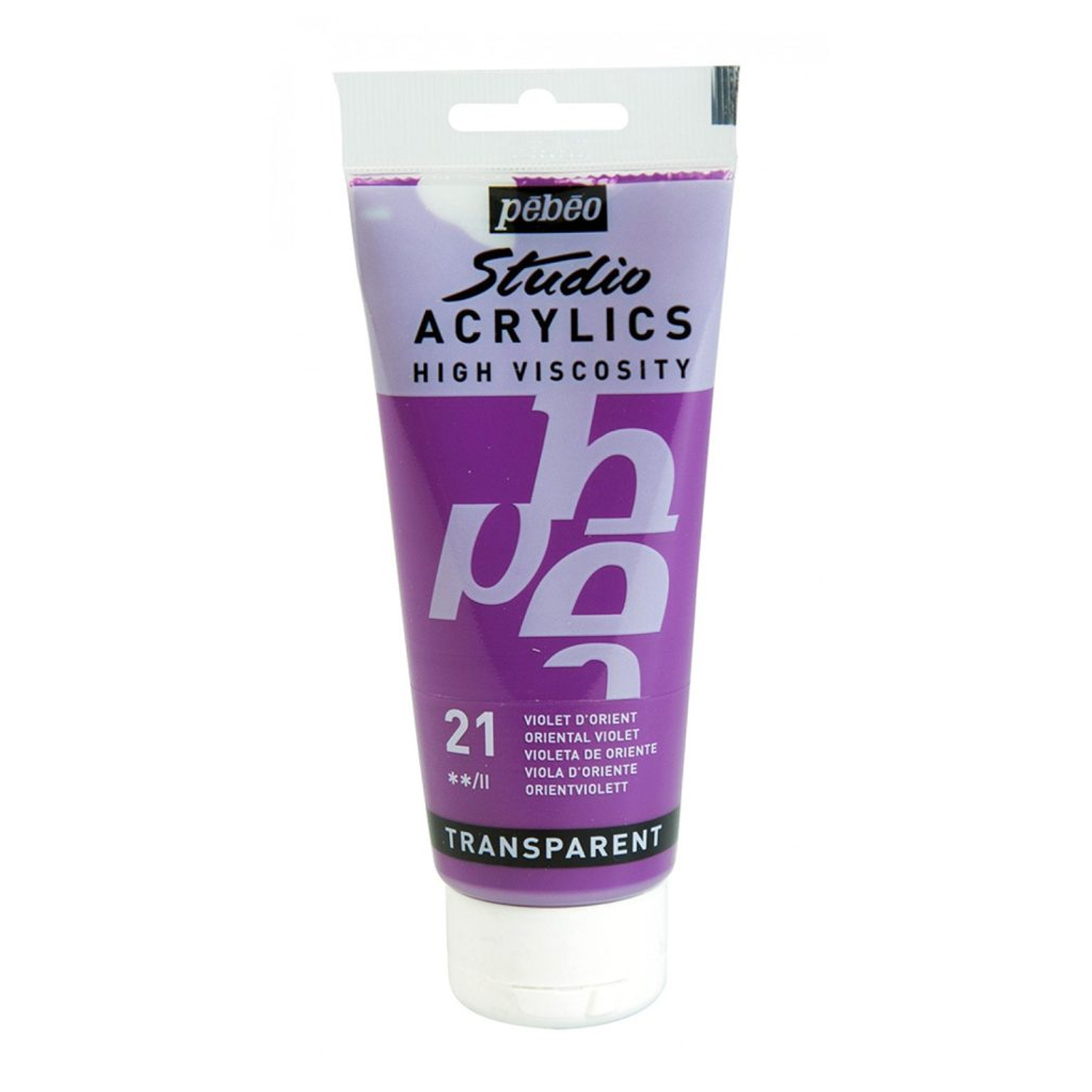 Pebeo – Pintura Acrílica 100 ml Alta Viscosidad Colores Intensos 8