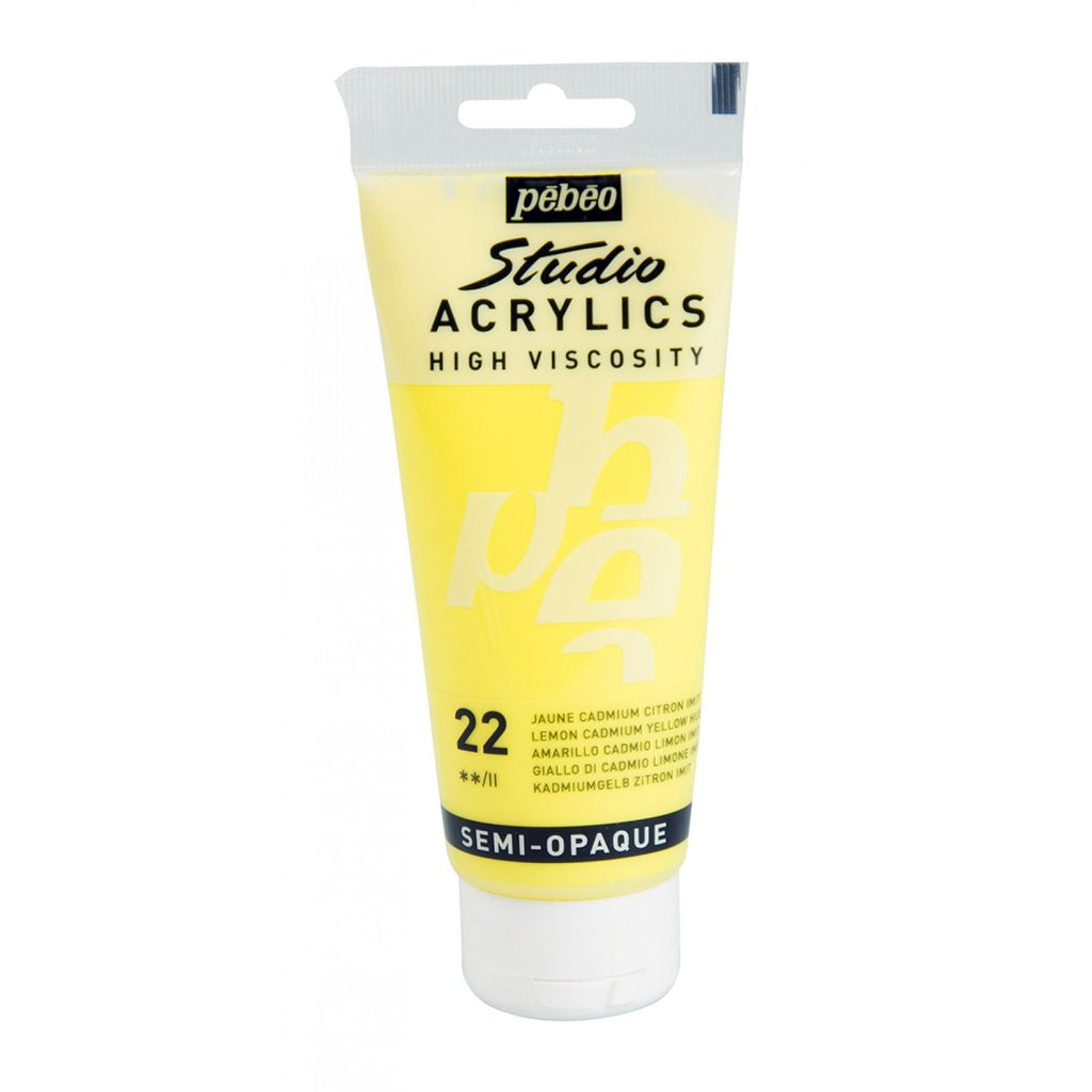 Pebeo – Pintura Acrílica 100 ml Alta Viscosidad Colores Intensos 9