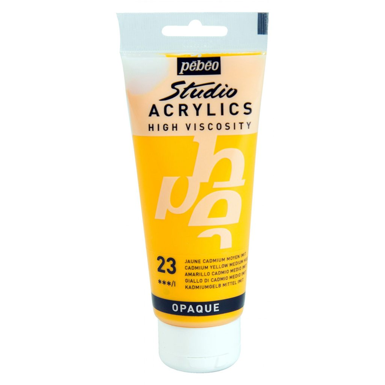 Pebeo – Pintura Acrílica 100 ml Alta Viscosidad Colores Intensos 10