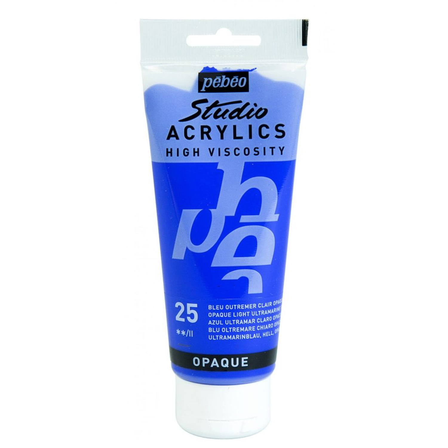 Pebeo – Pintura Acrílica 100 ml Alta Viscosidad Colores Intensos 12